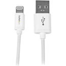 1m White 8-pin Lightning to USB Cable - Office Connect 2018