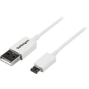 1m White Micro USB Cable - A to Micro B - Office Connect 2018