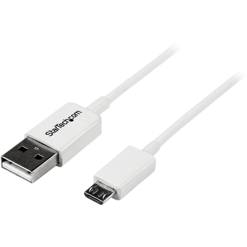 1m White Micro USB Cable - A to Micro B - Office Connect 2018
