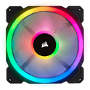 CORSAIR LL SERIES LL140 RGB 140MM DUAL LIGHT LOOP RGB LED PWM FAN 2 FAN PACK WITH LIGHTING NODE PRO CONTROLLER - Office Connect 2018