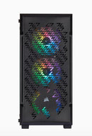 CORSAIR 220T RGB AIRFLOW TEMPERED GLASS MID-TOWER CASE - BLACK - Office Connect 2018