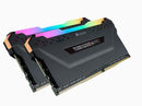 CORSAIR CMW16GX4M2C3200C16 DDR4, 3200MHZ 16GB 2 X 288 DIMM, UNBUFFERED, VENGEANCE RGB PRO BLACK HEAT SPREADER, RGB LED, 1.35V - Office Connect 2018