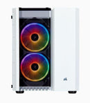 CORSAIR CRYSTAL SERIES 280X RGB TEMPERED GLASS M-ATX PC CASE - WHITE - Office Connect 2018