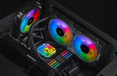 CORSAIR ICUE H100I ELITE CAPELLIX, 240MM RADIATOR, LIQUID CPU COOLER - Office Connect 2018