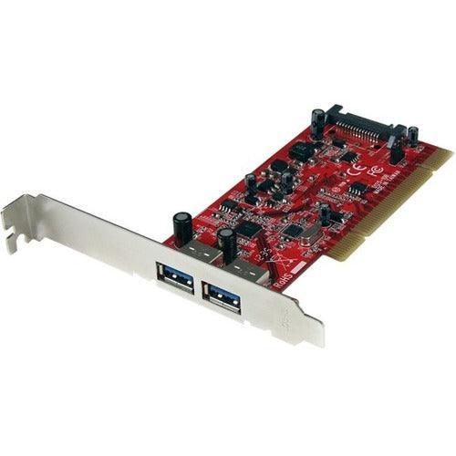 2 Port PCI USB 3.0 Card w/ SATA Power - Office Connect 2018