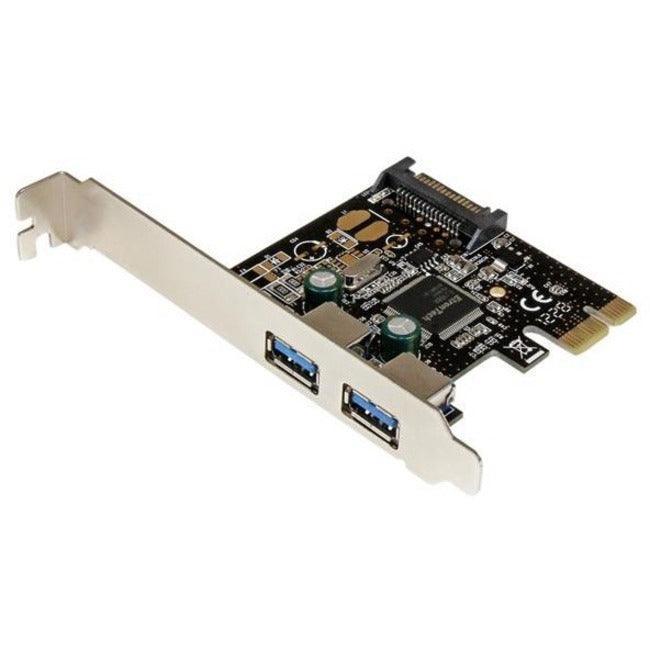 2 Port PCIe USB 3.0 Card w/ SATA Power - Office Connect 2018