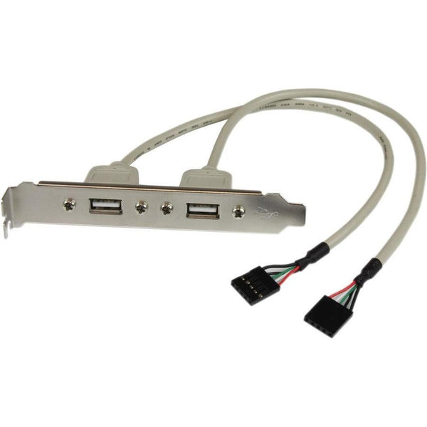 2 Port USB A Slot Plate Adapter - Office Connect 2018