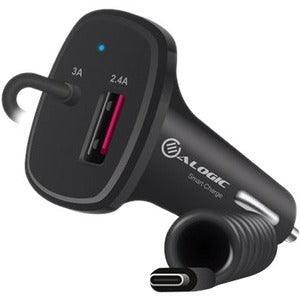 2 PORT USB-C & USB-A CAR CHARGER - Office Connect 2018