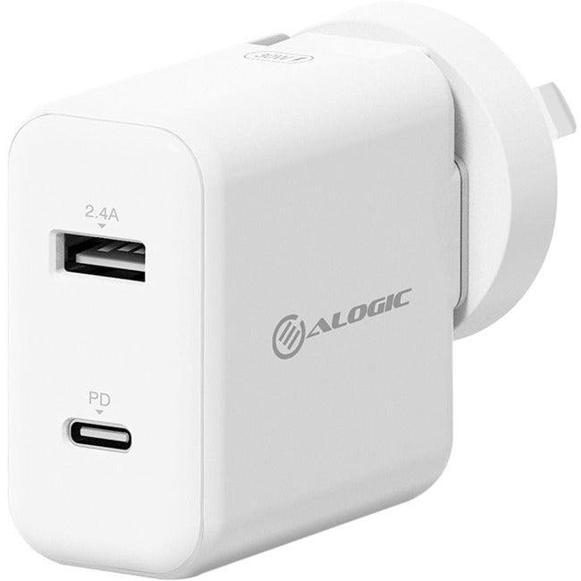 2 PORT USB-C & USB-A WALL CHARGER 30W - Office Connect 2018