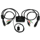 2 Port USB HDMI Cable KVM Switch - Office Connect 2018