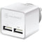 2 PORT USB MINI WALL CHARGER 17W WHITE - Office Connect 2018