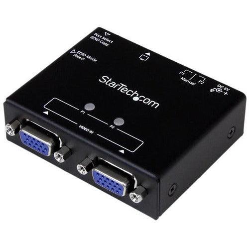 2-Port VGA Auto Switch Box w/ Switching - Office Connect 2018