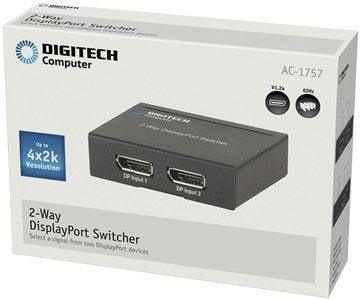 2 Way DisplayPort Switcher - Office Connect 2018