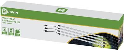 2000 Lumen 4 Bar LED Camping Kit 12/240V Rovin - Office Connect 2018