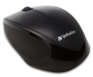 Verbatim Wireless Mouse Anywhere Optical Multi-Trac Blue LED - Black - Office Connect
