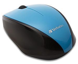 Verbatim Wireless Mouse Anywhere Optical Multi-Trac Blue LED - Blue - Office Connect