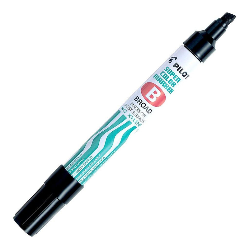 Pilot Super Colour Permanent Marker Broad Black (SCA-B-B) - Office Connect