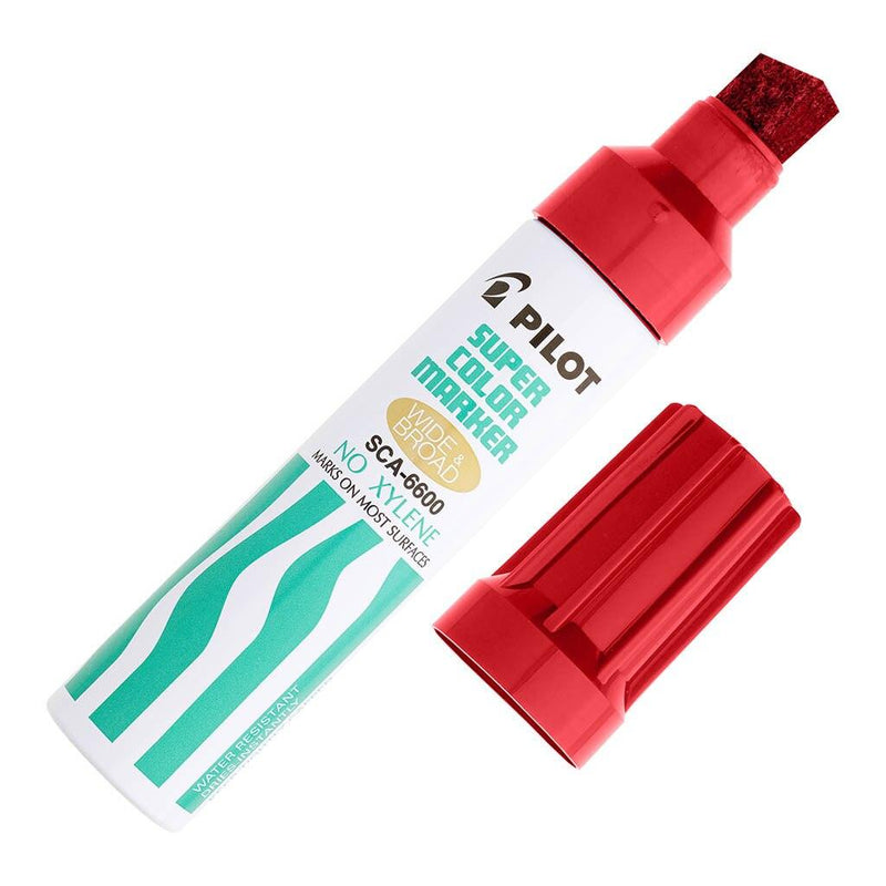 Pilot SCA 6600 Permanent Marker Jumbo Red (SCA-6600-R) - Office Connect