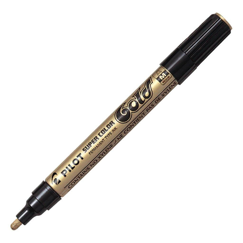 Pilot Super Colour Paint Marker Medium Gold (SC-G-M) - Office Connect