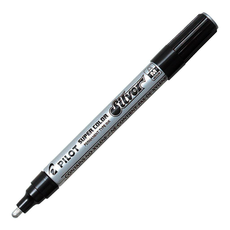 Pilot Super Colour Paint Marker Medium Silver (SC-S-M) - Office Connect