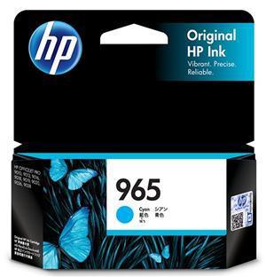 HP 965 Cyan Ink Cartridge - Office Connect