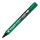 Pilot SCA 100 Permanent Marker Bullet Green (SCA-100-G) Units per pack: 12 - Office Connect
