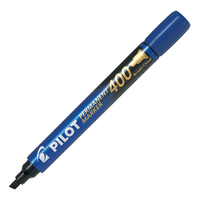 Pilot SCA 400 Permanent Marker Chisel Blue (SCA-400-L) - Office Connect