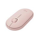 Logitech M350 Pebble USB Wireless/Bluetooth Mouse - Blush Rose - Office Connect