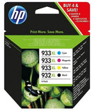 HP 932XL Black + 933XL Colour High Yield Ink Cartridge Combo Pack - Office Connect 2018