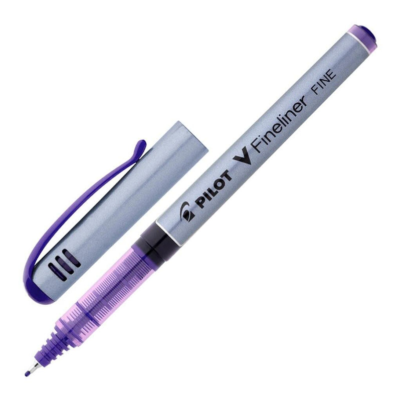 Pilot V-Fineliner Fibre Tip 0.5mm Violet (SW-VPP-V) Units per pack: 12 - Office Connect