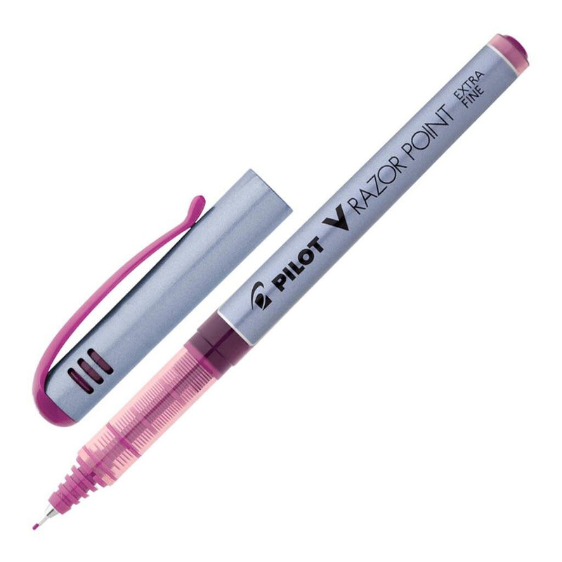 Pilot V-Razor Point Fibre Tip 0.4mm Pink (SW-V10P-P) Units per pack: 12 - Office Connect