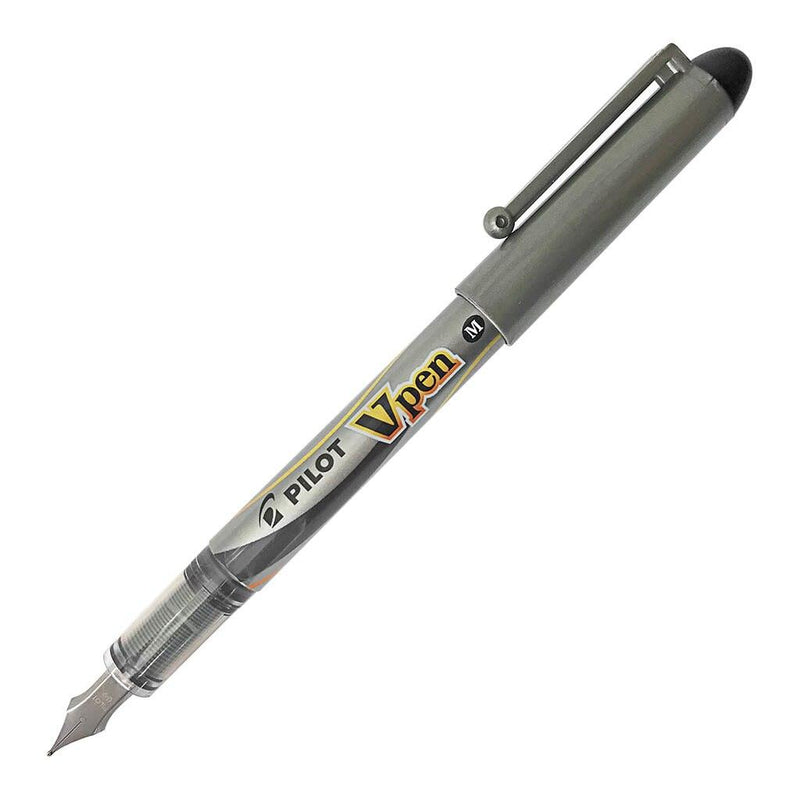 Pilot V-Pen Fountain Pen Medium Black (SVP-4M-B) Units per pack: 12 - Office Connect