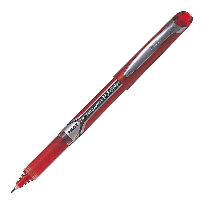 Pilot Hi-Tecpoint V7 Grip Rollerball Fine Red (BXGPN-V7-R) Units per pack: 12 - Office Connect