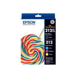 Epson 212XL BK + 212 C/M/Y 4 Ink Cartridge Value Pack - Office Connect