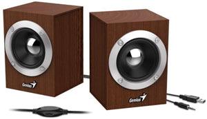 Genius SP-HF280 Wooden USB Powered Speakers - Office Connect 2018