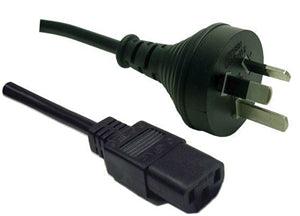 Power Cord 10A/250V IEC (F) to 3 Pin Power (M) 1m - Office Connect 2018