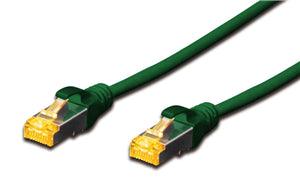 Digitus S-FTP CAT6A Patch Lead - 0.25M Green - Office Connect 2018