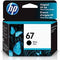 HP 67 Black Ink Cartridge - Office Connect 2018