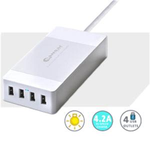 Sansai 4 Port USB Charging Station with Surge protection v2 - Office Connect 2018