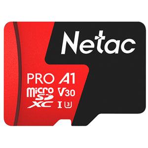 Netac P500 Extreme Pro microSDXC V30 Card with Adapter 128GB - Office Connect 2018