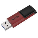 Netac U182 USB3 Flash Drive 128GB UFD Retractable Red/Black - Office Connect 2018