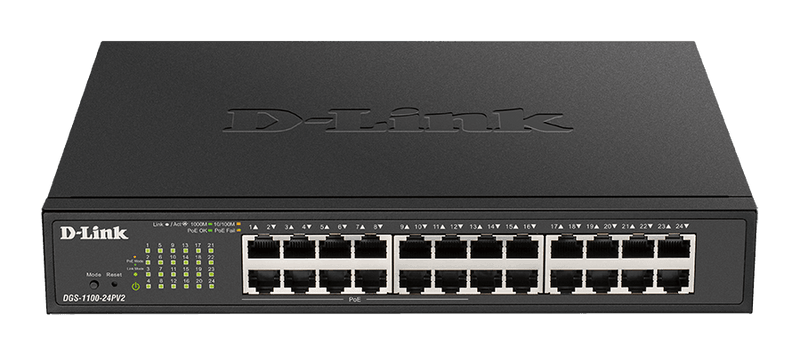 24-PORT GIGABIT SMART MANAGED SWITCH WITH 12 POE+ PORTS. POE BUDGET 100W. - Office Connect 2018