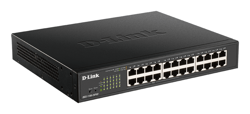 24-PORT GIGABIT SMART MANAGED SWITCH WITH 12 POE+ PORTS. POE BUDGET 100W. - Office Connect 2018