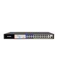 26-PORT POE SWITCH WITH 24 10/100MBPS POE+ PORTS (8 LONG REACH 250M) AND 2 GIGABIT UPLINKS WITH COMBO SFP. POE BUDGET 250W. - Office Connect 2018