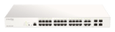 28-PORT GIGABIT NUCLIAS CLOUD MANAGED POE SWITCH WITH 28 RJ45 (24 POE) AND 4 COMBO SFP PORTS. POE BUDGET 370 WATTS. - Office Connect 2018