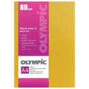 Olympic Paper A4 Intensive Yellow 80gsm 30 Sheets - Office Connect