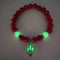 Energy Luminous Lotus Natural Stone Bracelet Yoga Healing Luminous Glow In The Dark Charm Beads Bracelet For Men Women Prayer Buddhism - Office Connect 2018