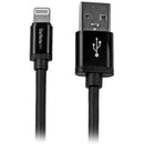 2m Black 8-pin Lightning to USB Cable - Office Connect 2018