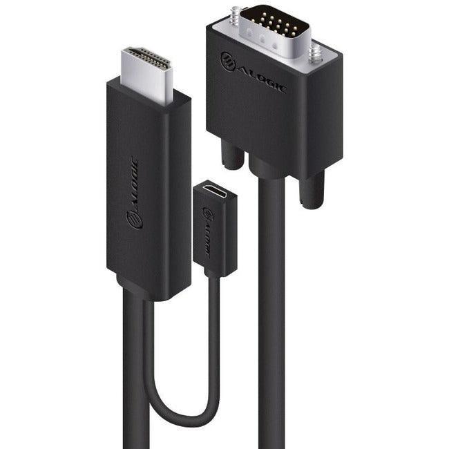 2M HDMI TO VGA CABLE W. USB POWER - Office Connect 2018