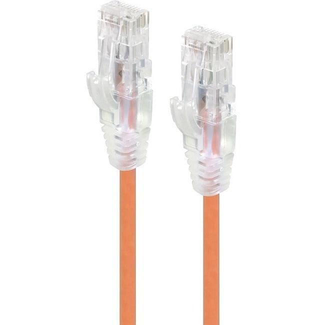 2M ORANGE SLIM CAT6 CABLE UTP 28AWG - Office Connect 2018